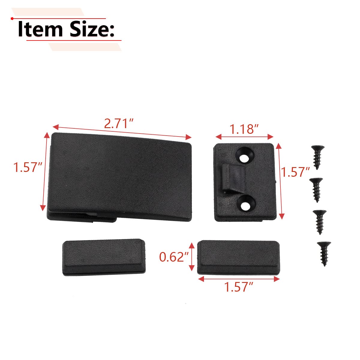 Amazon.com: RLB-HILON Rear Back Sliding Window Latch Lock and